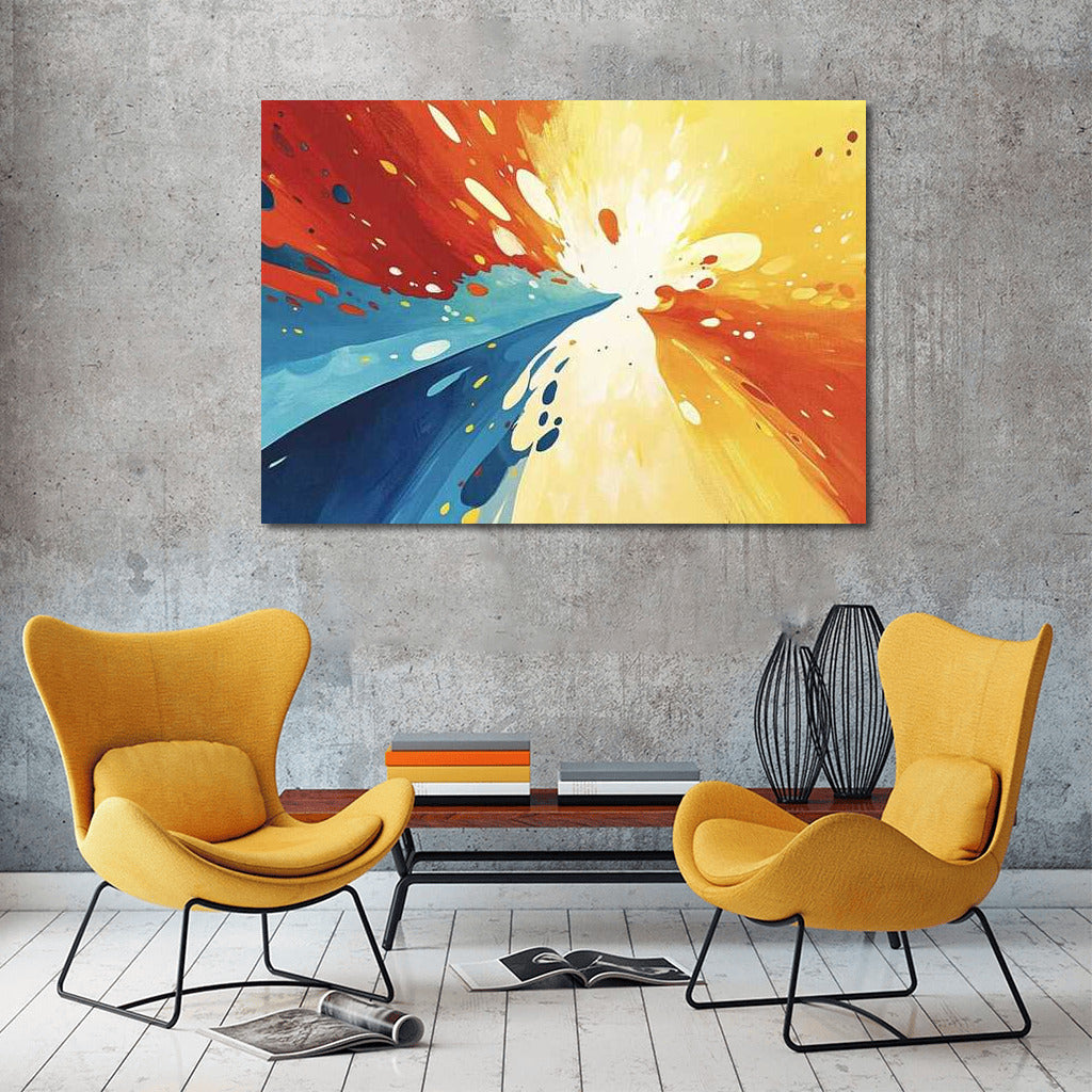 Energy Vortex: Abstract Flow of Colors