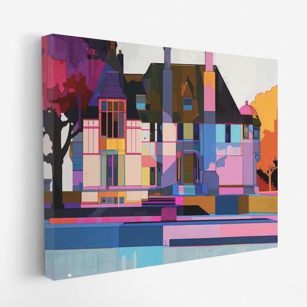 Fantasy Abstract Houses: Vivid World