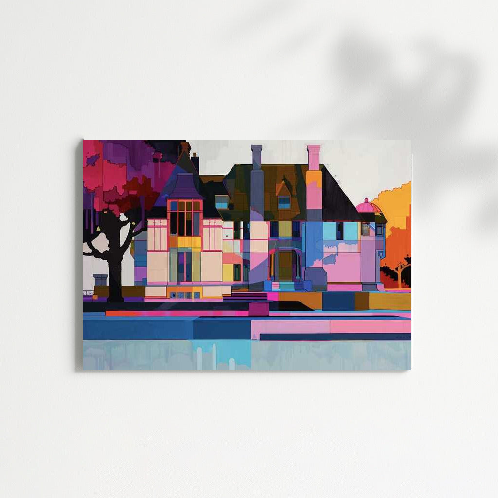 Fantasy Abstract Houses: Vivid World