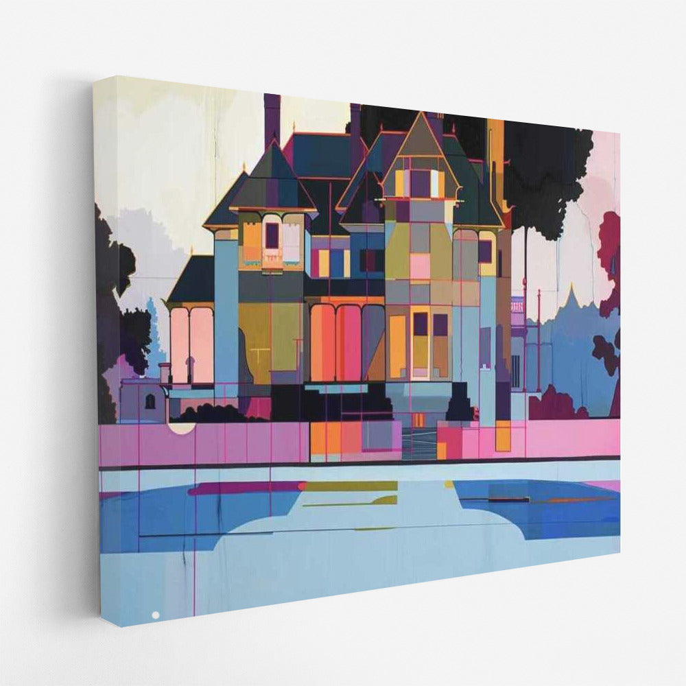 Fantasy City: Bright Abstract Houses