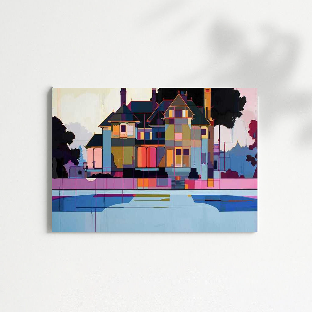 Fantasy City: Bright Abstract Houses