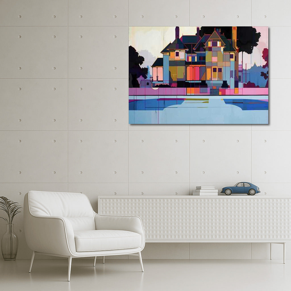 Fantasy City: Bright Abstract Houses