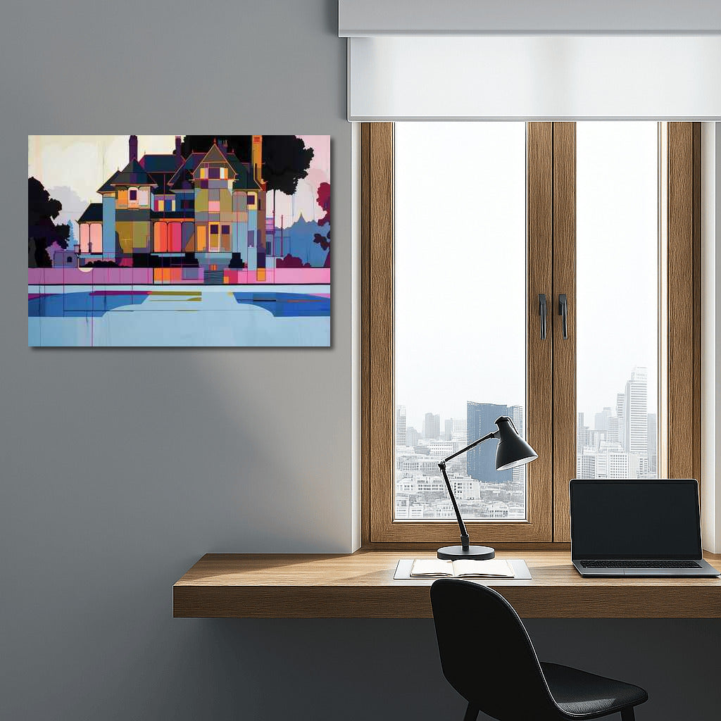 Fantasy City: Bright Abstract Houses