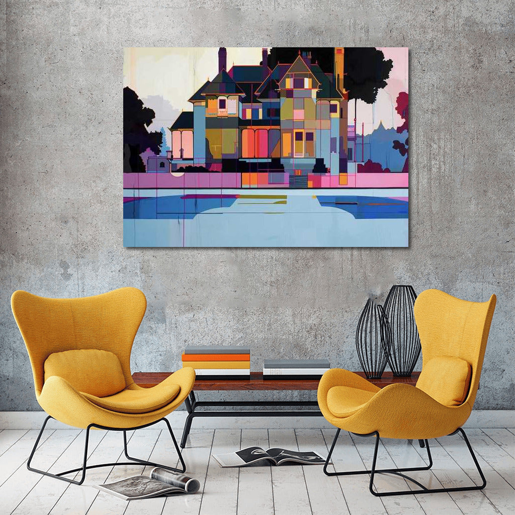 Fantasy City: Bright Abstract Houses