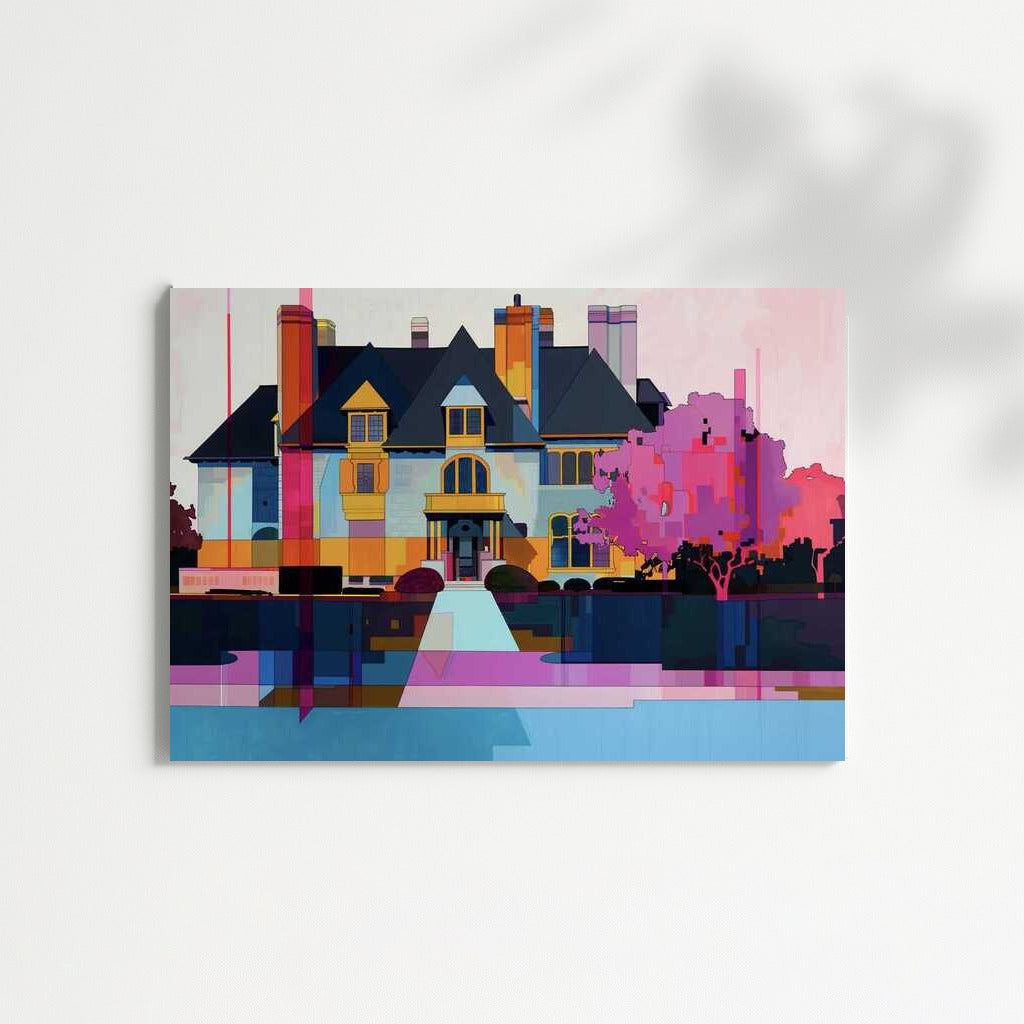 Color Symphony: Abstract Houses