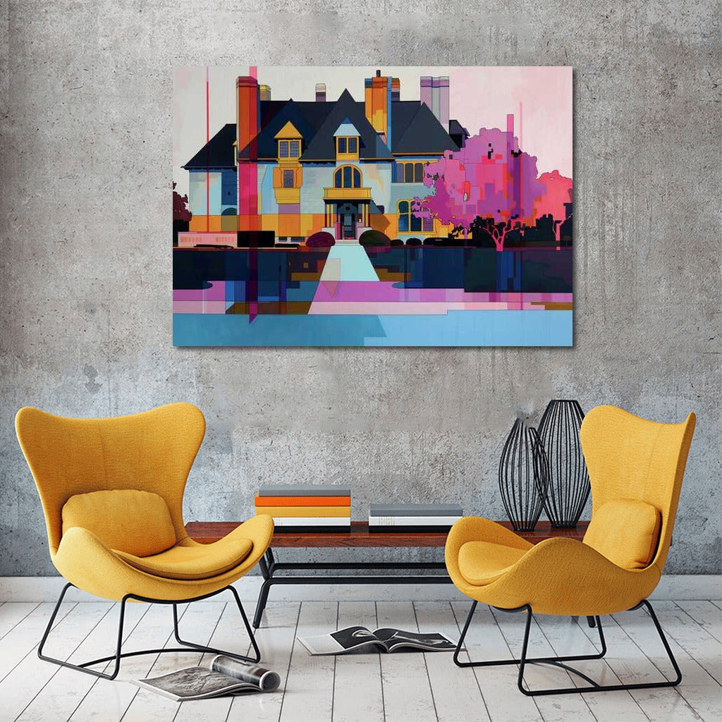 Color Symphony: Abstract Houses