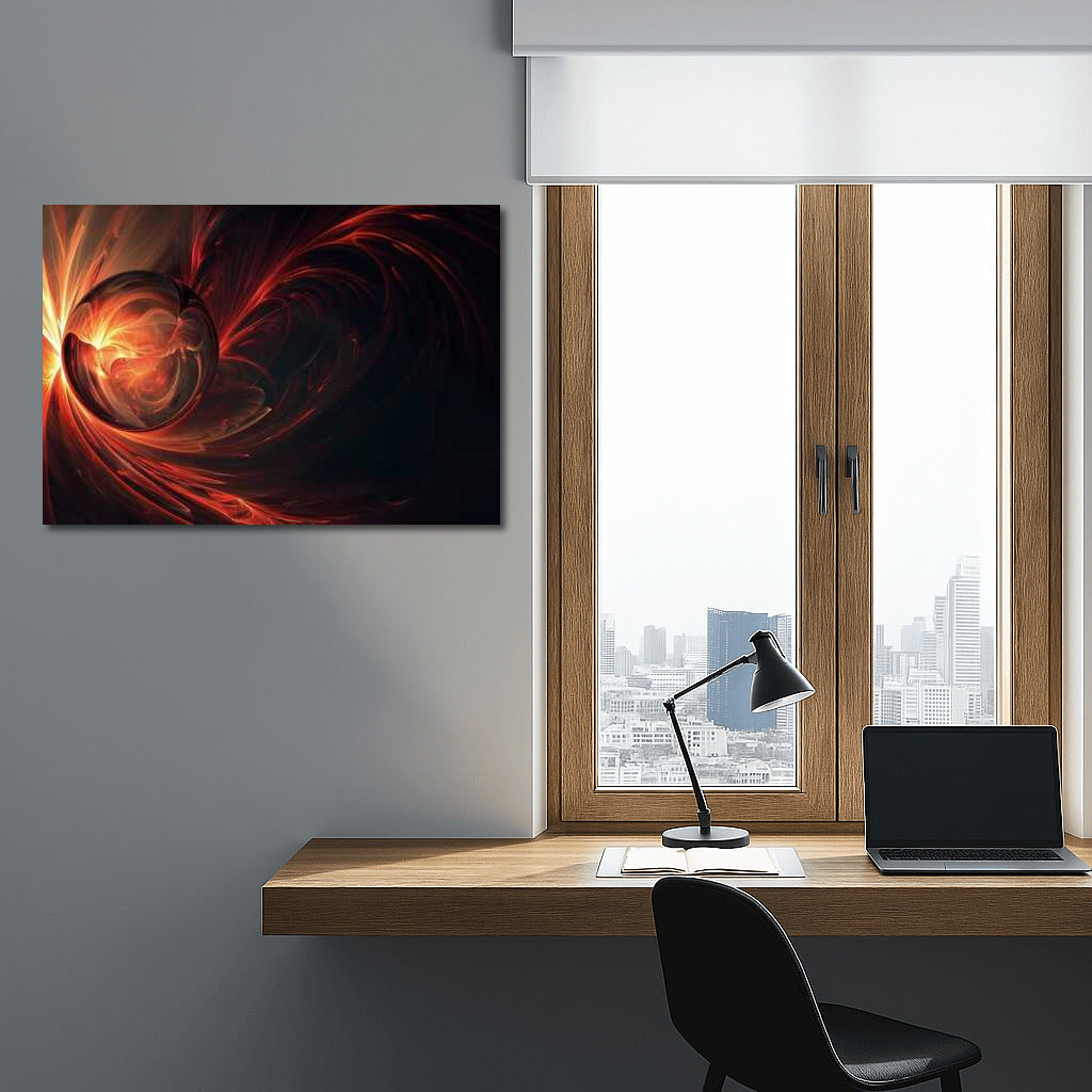 Shining Vortex: Abstract Light Ball
