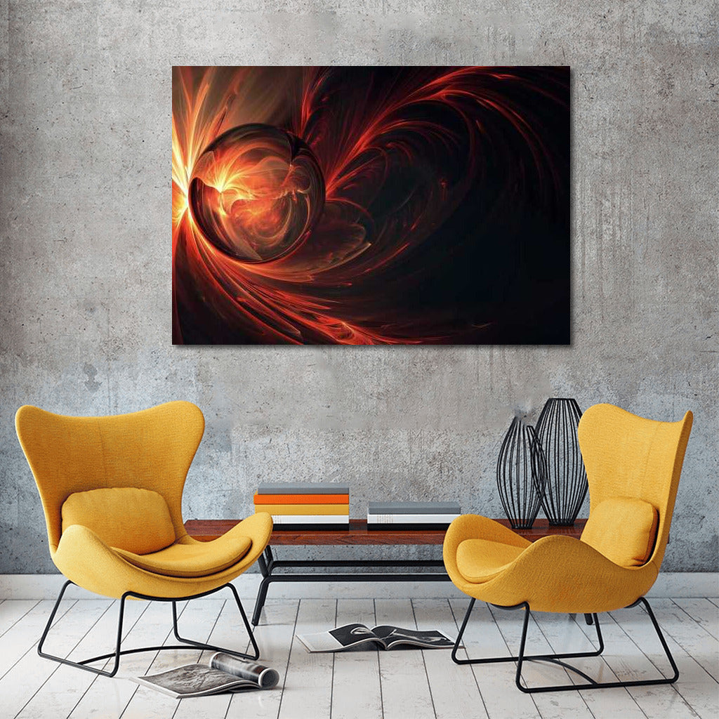 Shining Vortex: Abstract Light Ball