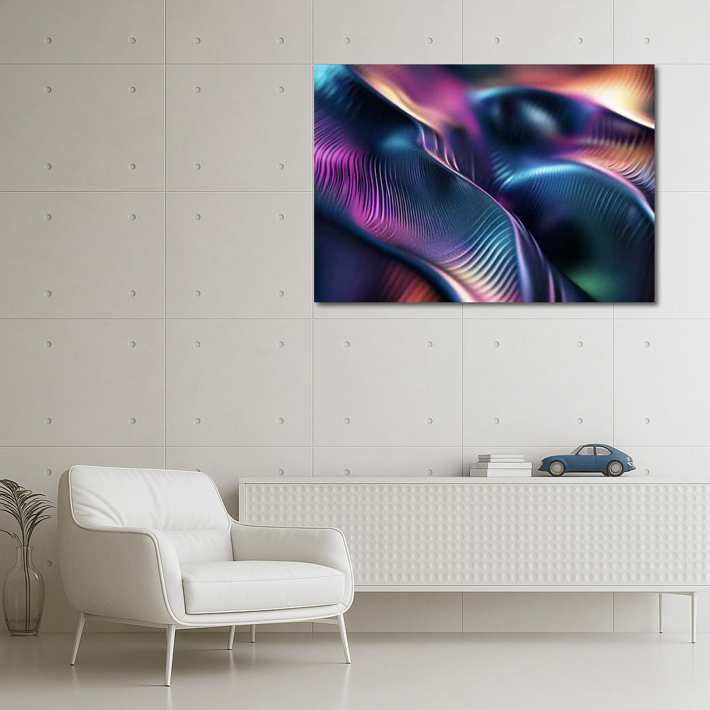 Colourful Waves of Abstraction: Interior Inspiration