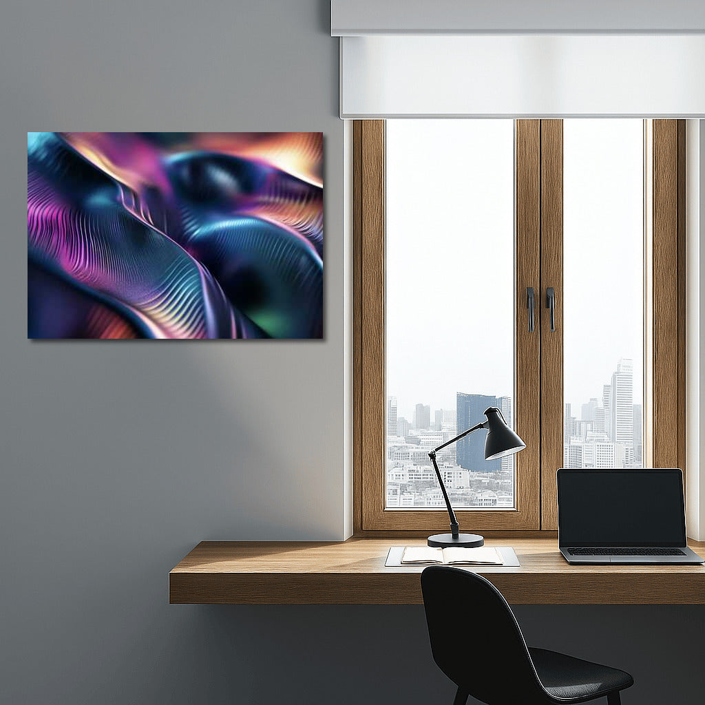 Colourful Waves of Abstraction: Interior Inspiration