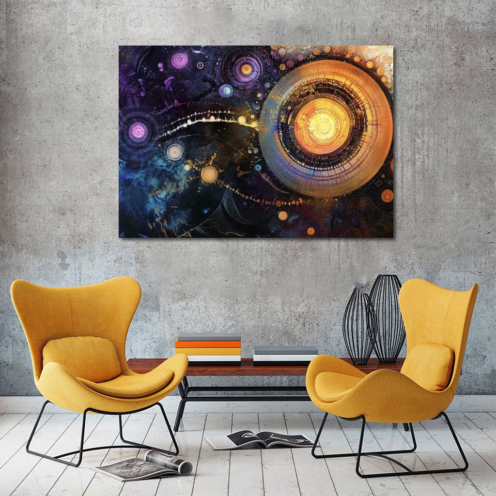 Hypnotic Symmetry: Cosmic Vortex of Abstraction