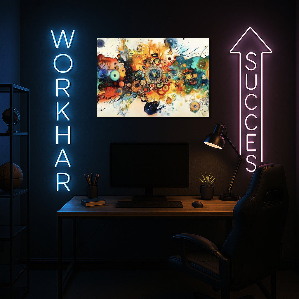 Symmetrical Vortex of Abstraction: Animating Space