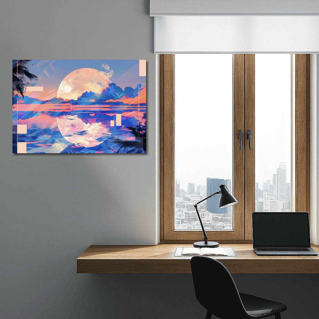 Vortex of Colors: Abstract Collage for Interior
