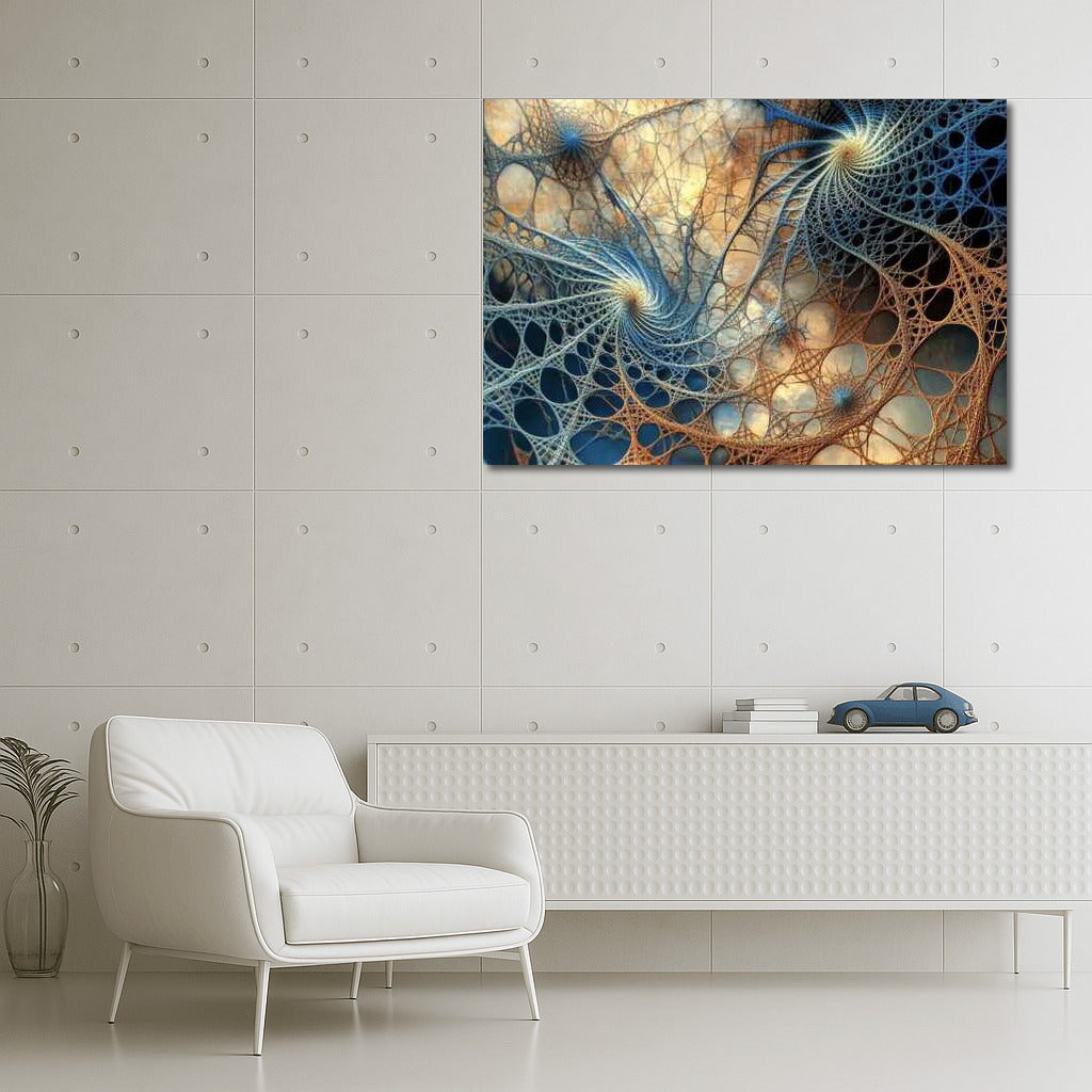 Fractal Web of Inspiration: Abstract Depths