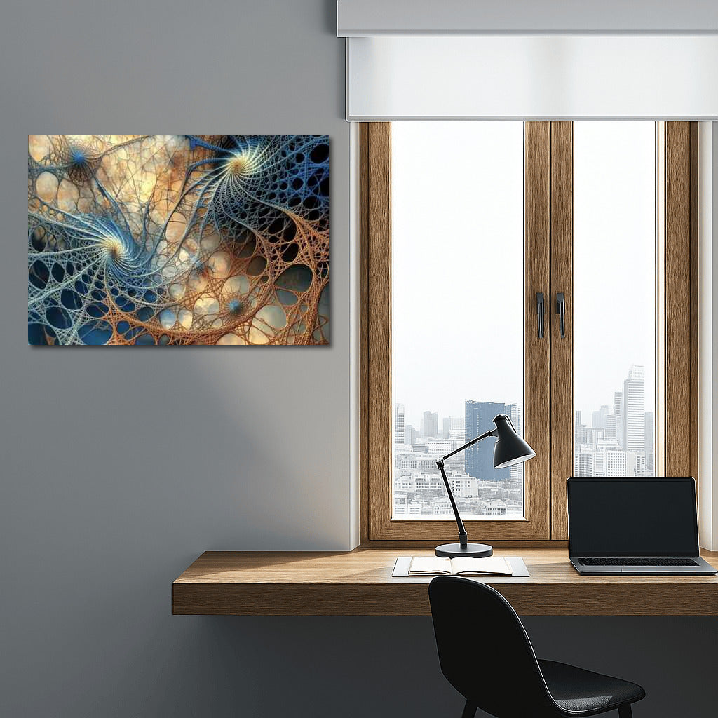 Fractal Web of Inspiration: Abstract Depths