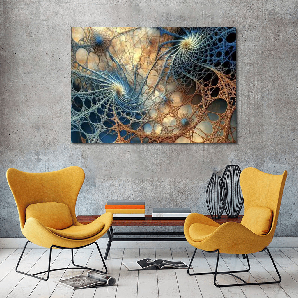 Fractal Web of Inspiration: Abstract Depths