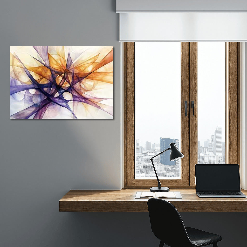 Dynamics of Harmony: A Modern Abstract Masterpiece