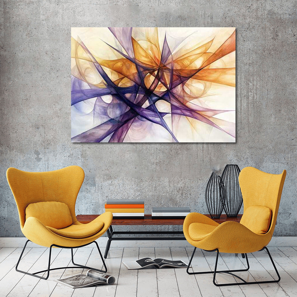 Dynamics of Harmony: A Modern Abstract Masterpiece