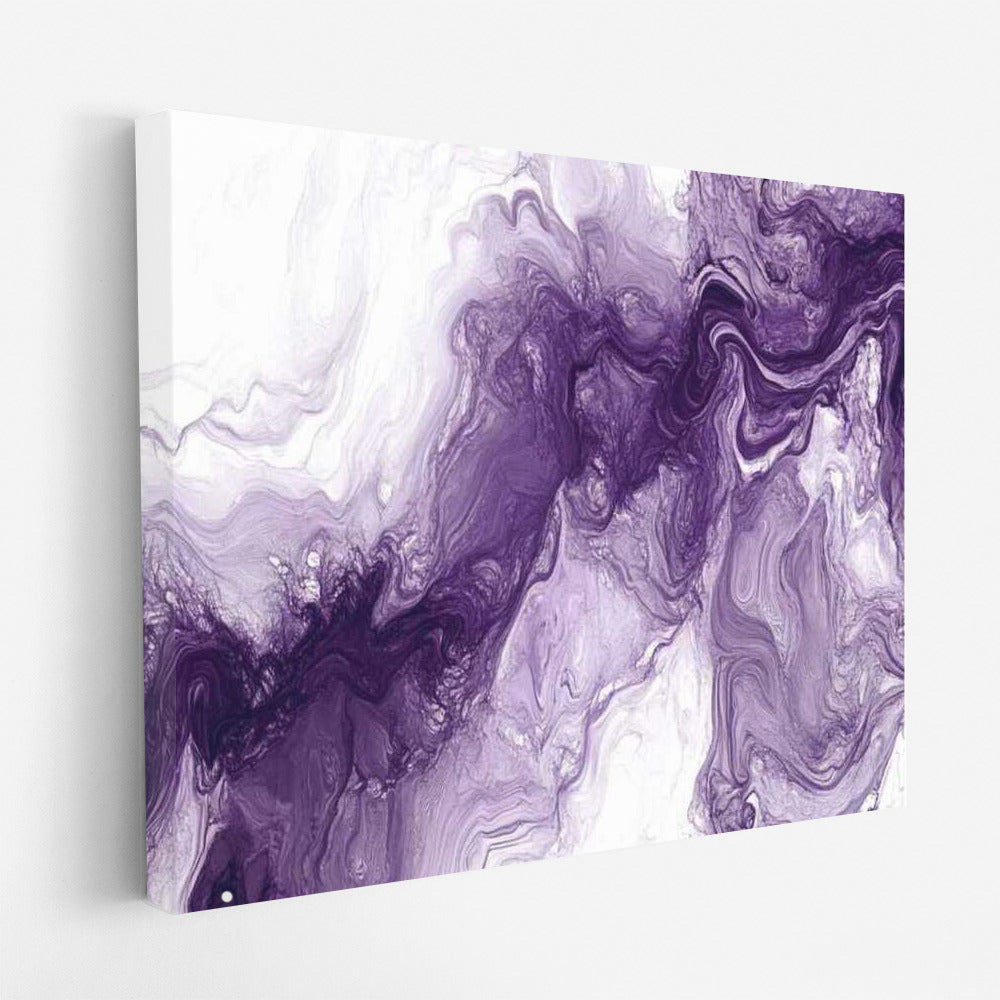 Misty Depth: Abstract Texture in Dark Purple