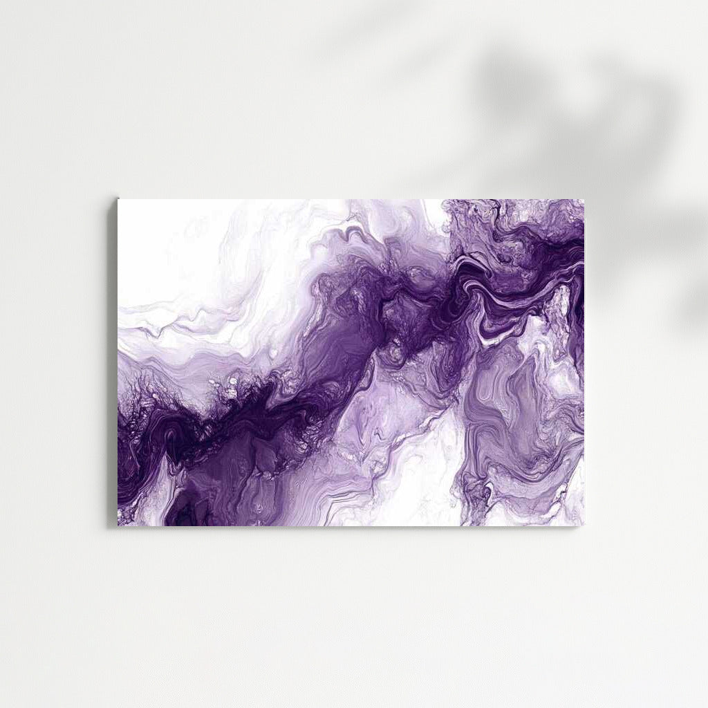 Misty Depth: Abstract Texture in Dark Purple