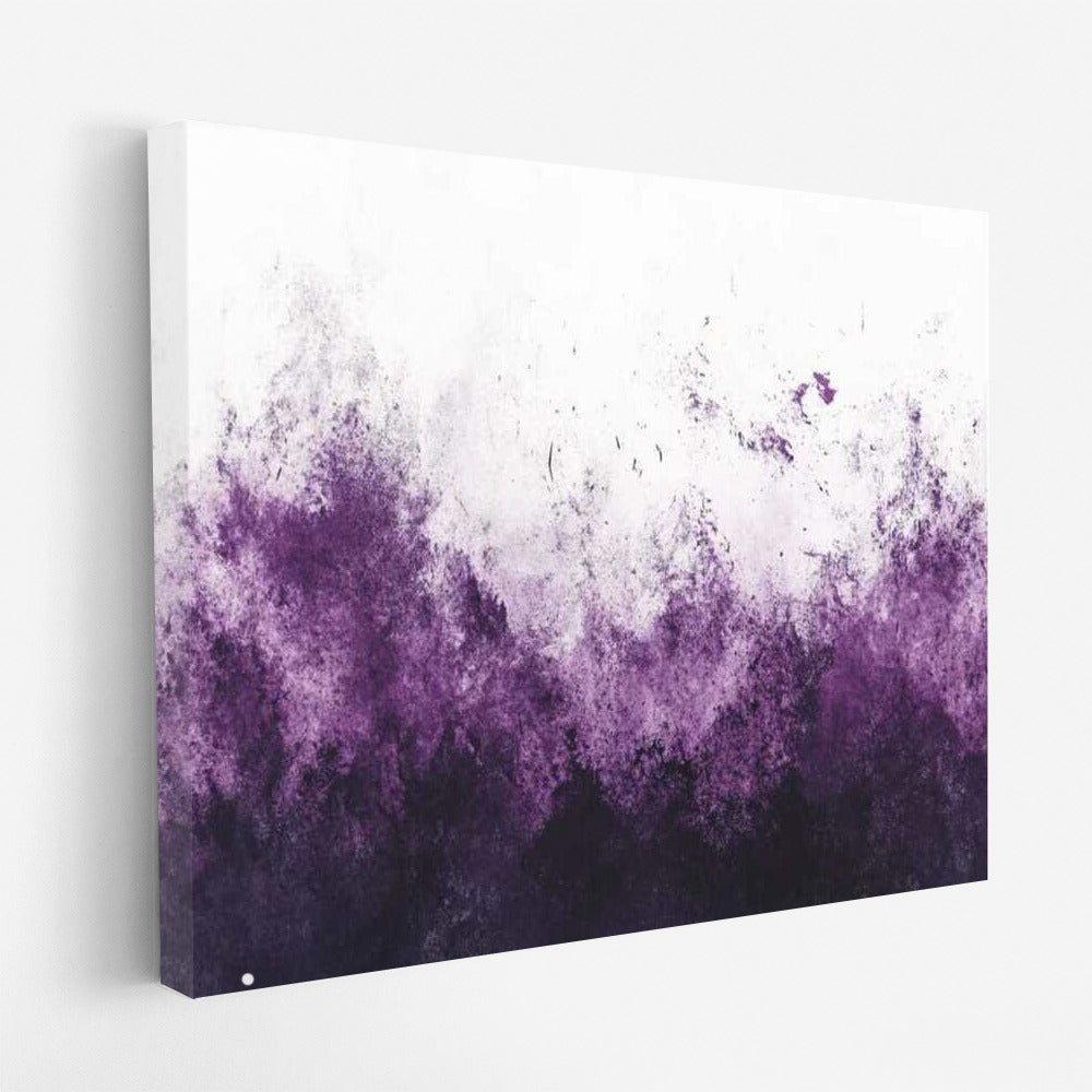 Depths of Purple Abstraction: Grainy Texture