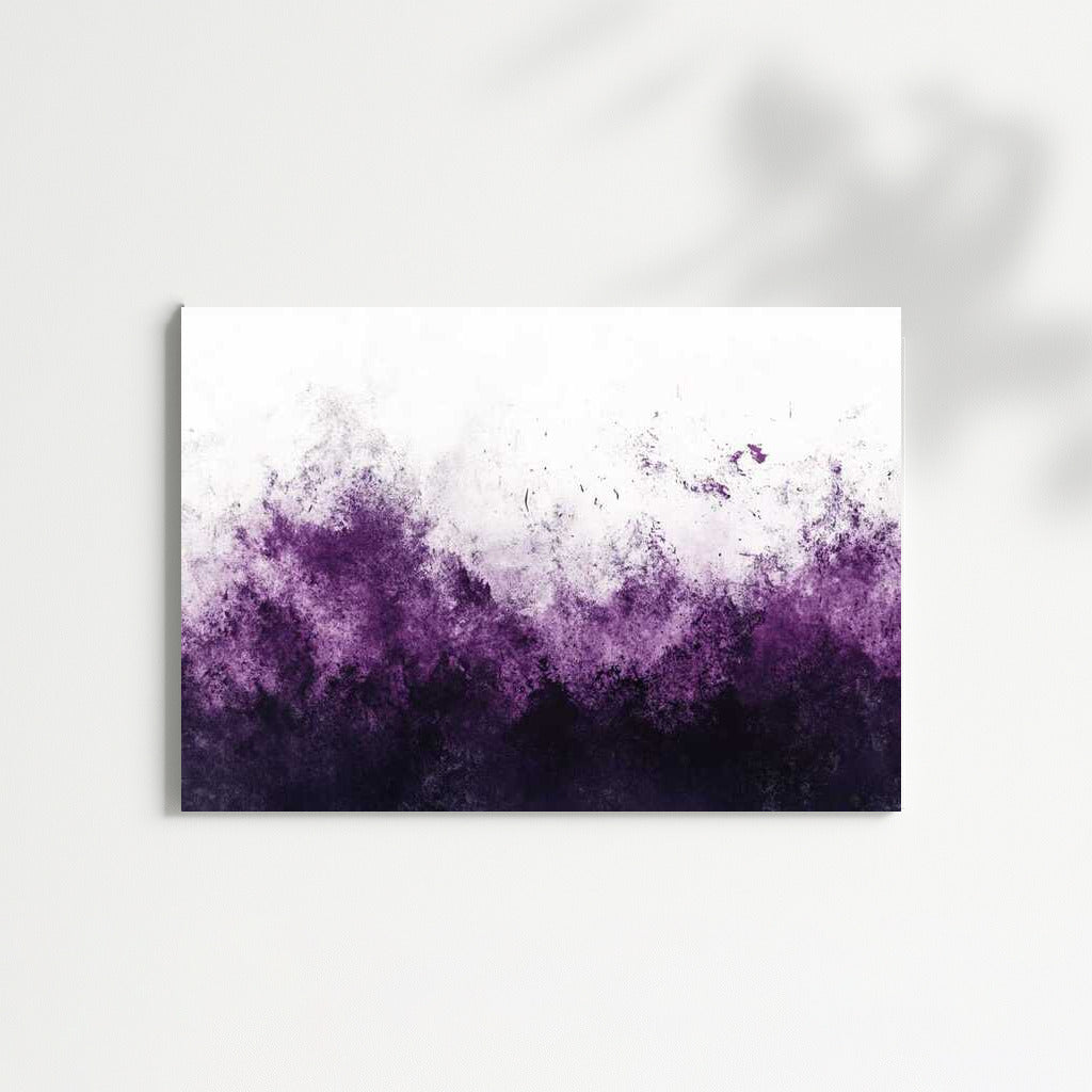 Depths of Purple Abstraction: Grainy Texture