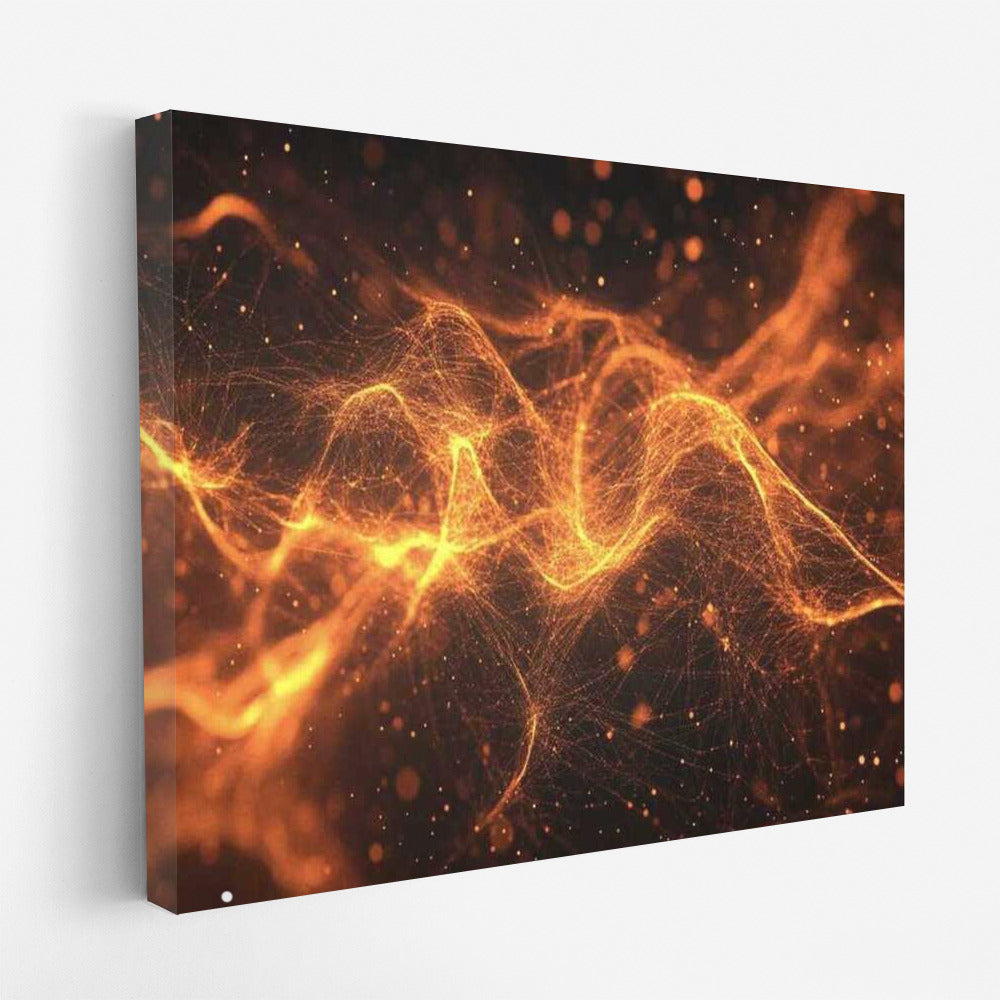 Particle Dynamics: A Living Abstract Canvas