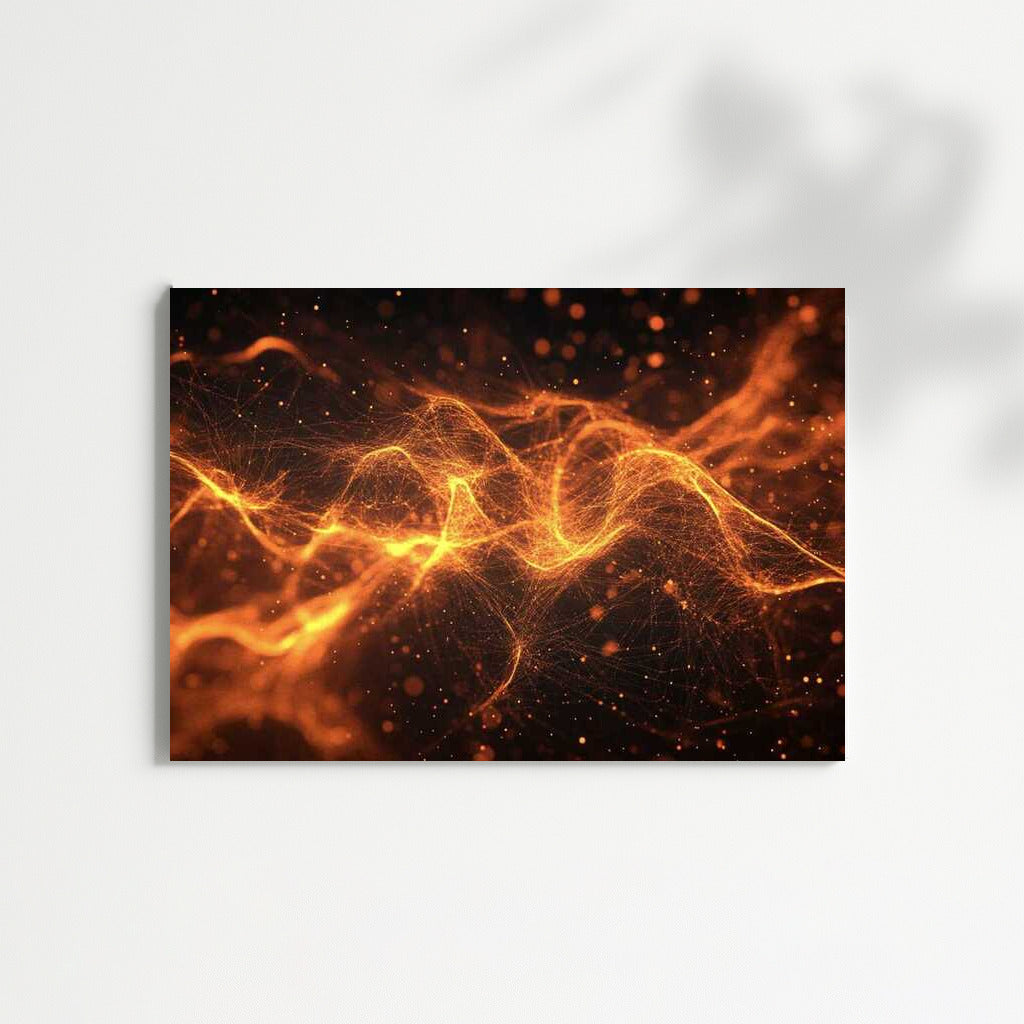 Particle Dynamics: A Living Abstract Canvas
