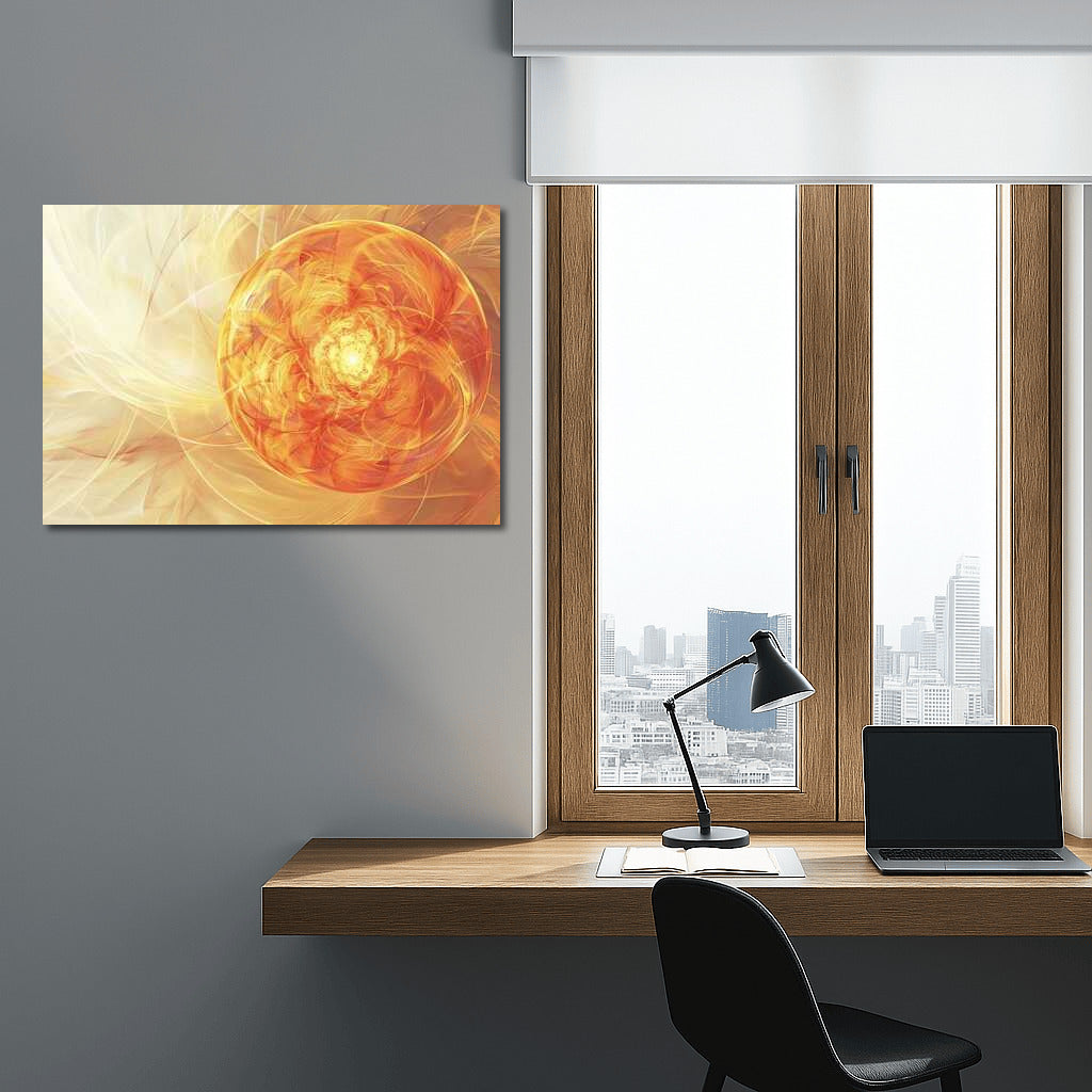Energy Burst: Abstract Sphere