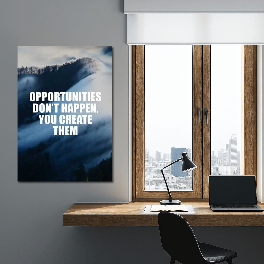 Create Your Opportunities: Motivational Charge for Success