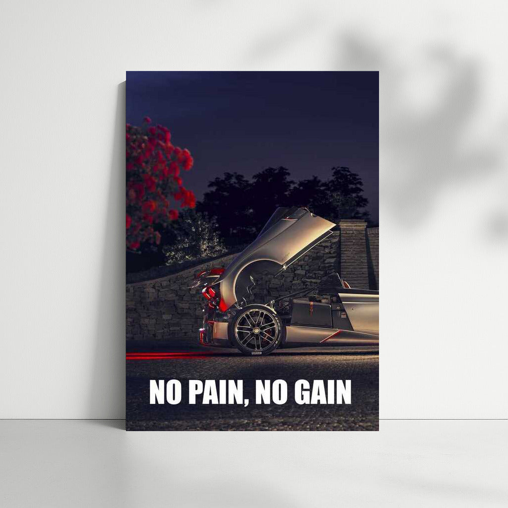 Wave of Success: No Pain, No Gain - A Motivating Path to Victory
