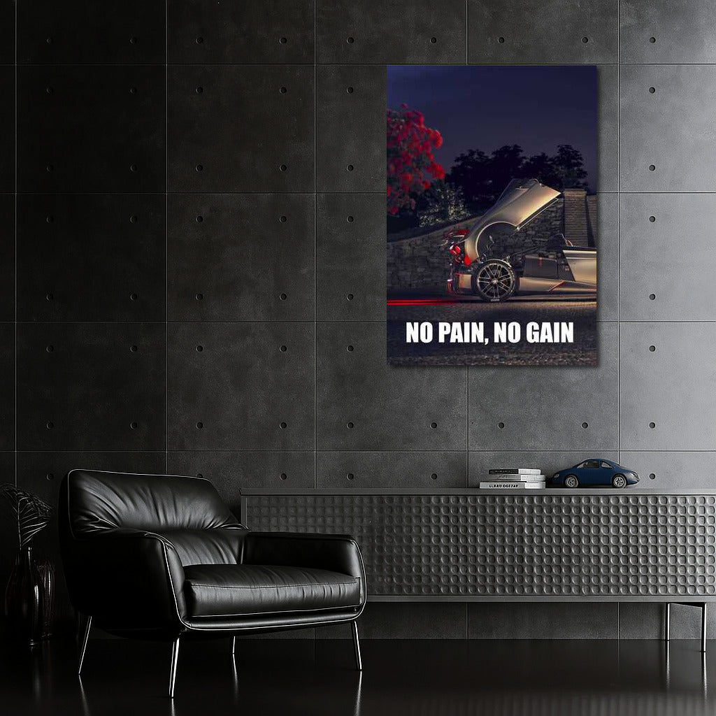 Wave of Success: No Pain, No Gain - A Motivating Path to Victory