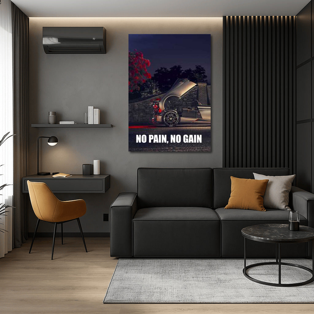 Wave of Success: No Pain, No Gain - A Motivating Path to Victory