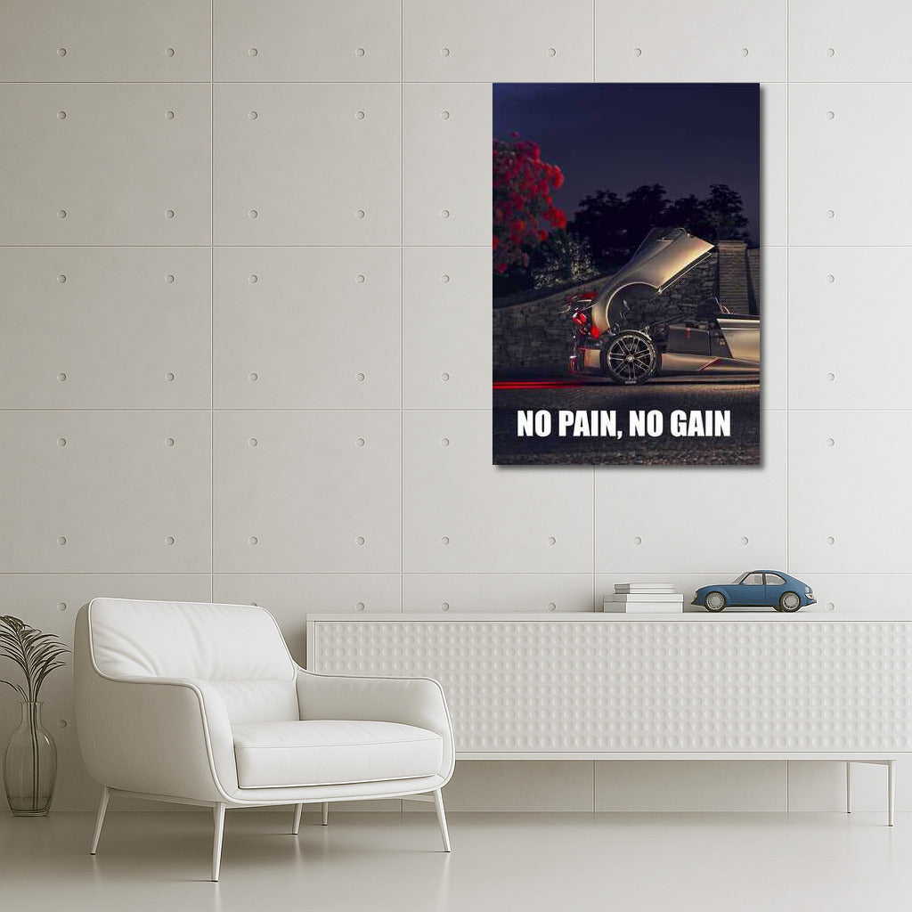 Wave of Success: No Pain, No Gain - A Motivating Path to Victory