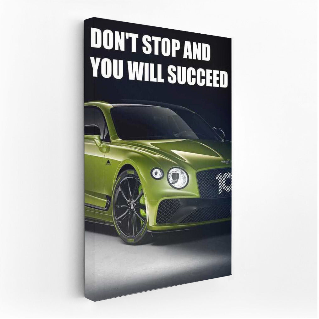 Don't Stop: The Path to Success - Motivational Poster