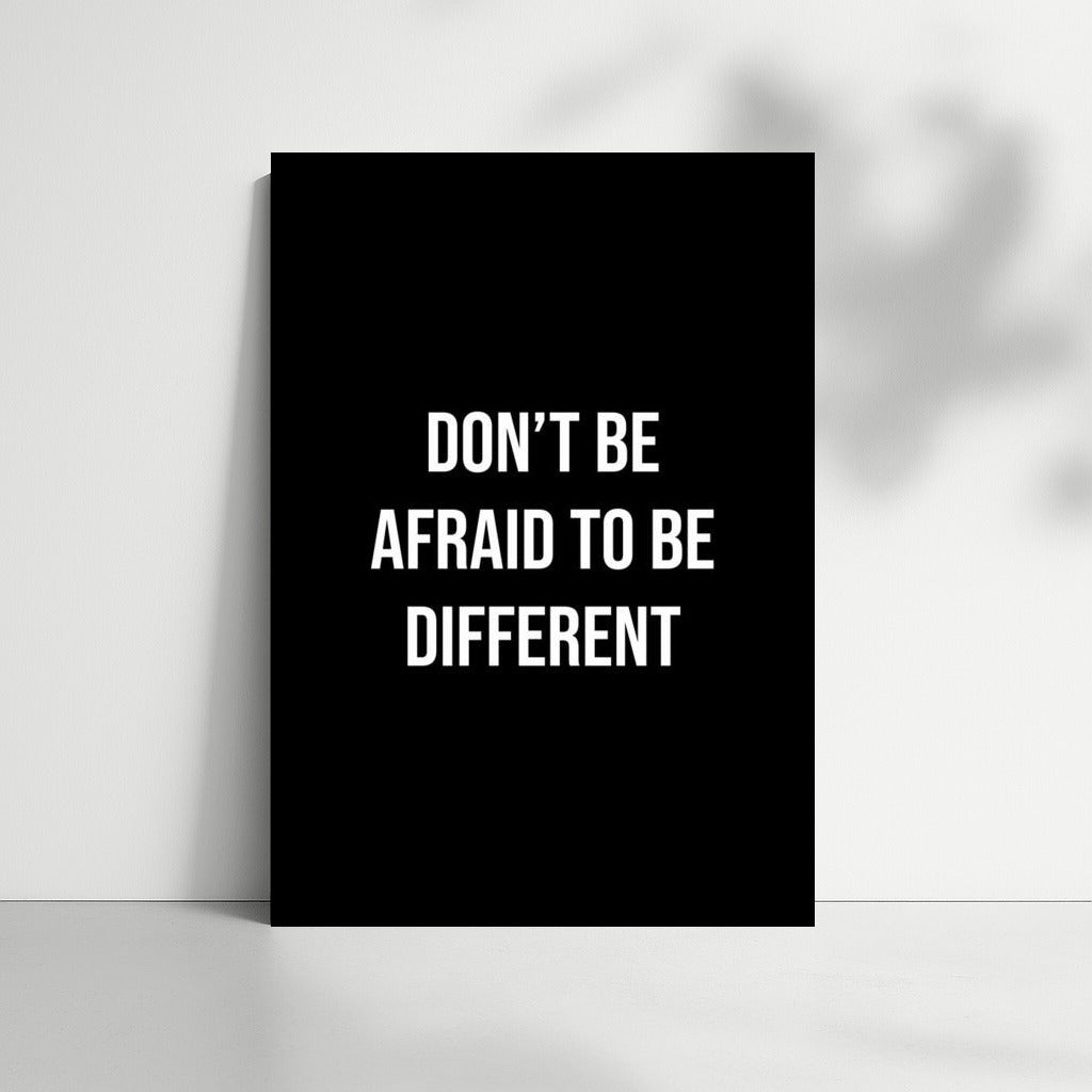 Don't Be Afraid to Be Different: Motivation and Success