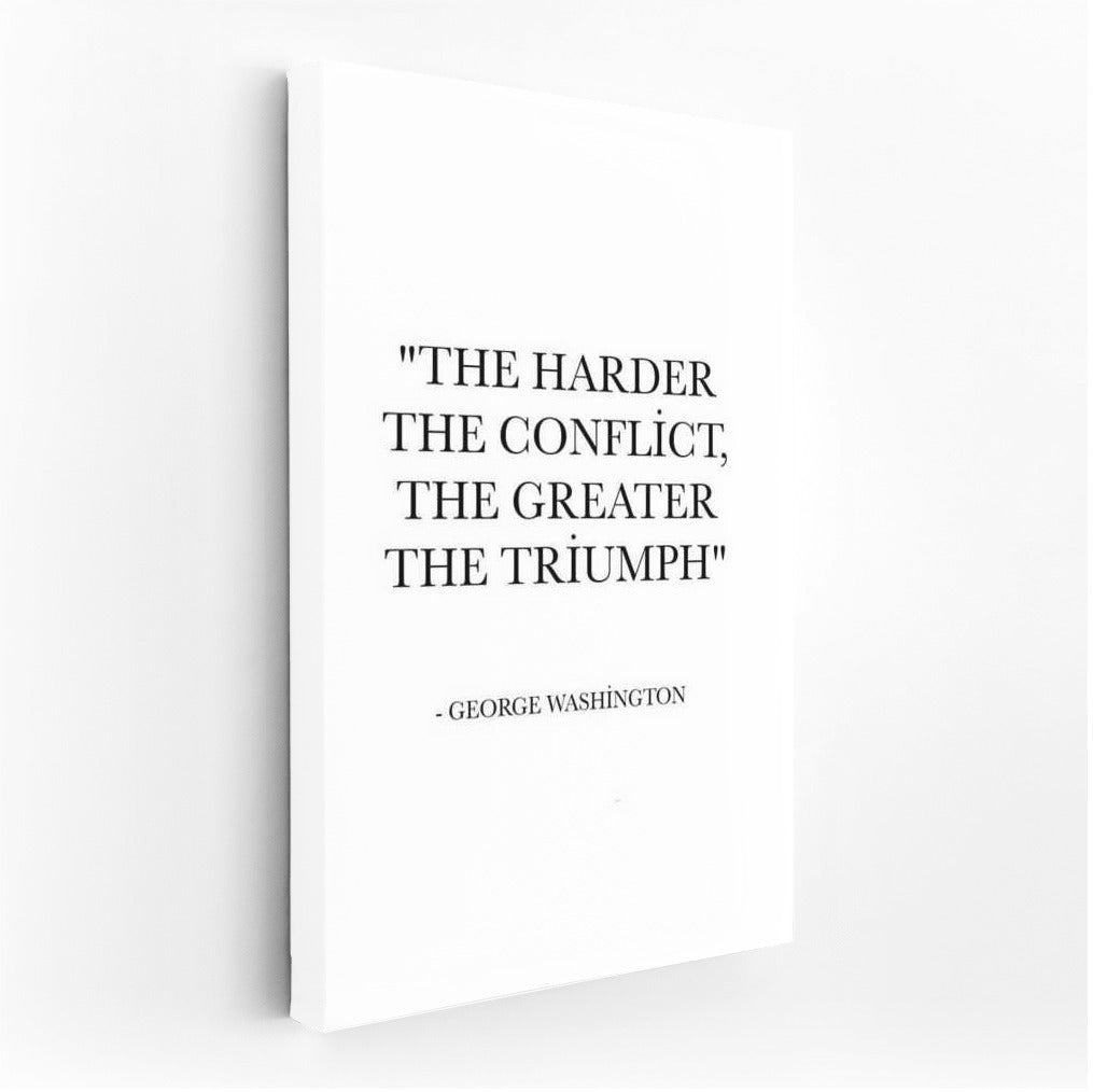 Triumph Through Adversity: George Washington Motivational Quote For Inspiration