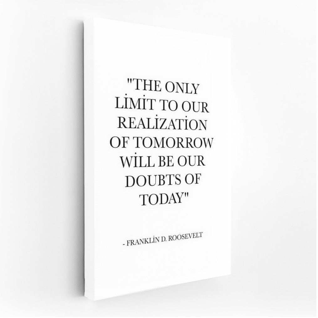 Roosevelt's Inspiration: Overcoming Doubt for a Brighter Tomorrow