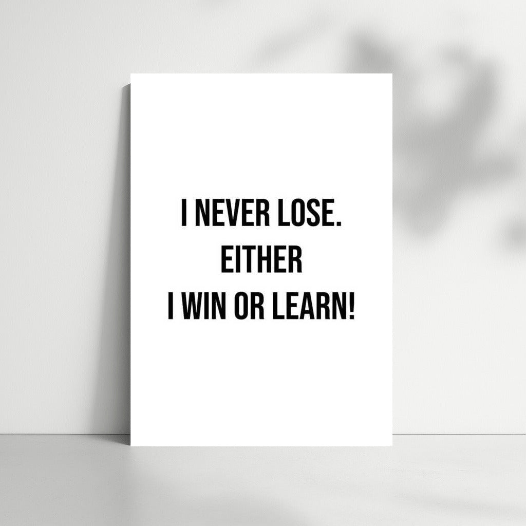 Win and Learn: Motivation and Inspiration for Every Day