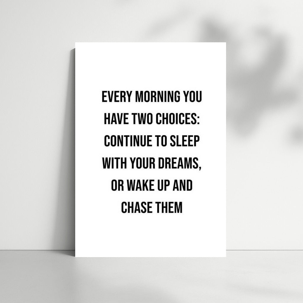 Morning of Choice: Awaken Dreams and Inspiration