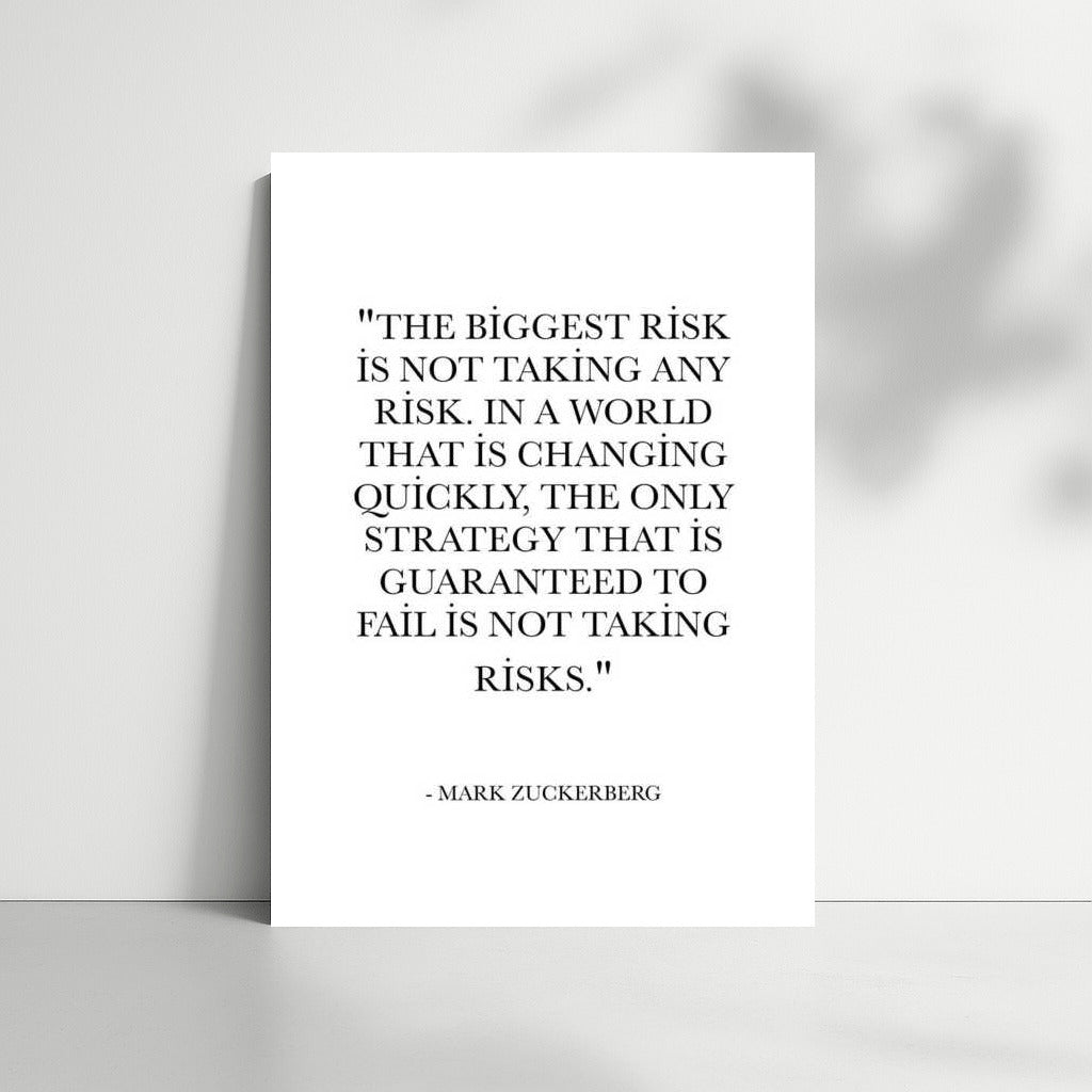 Risk and Success: Motivational Quotes from Mark Zuckerberg