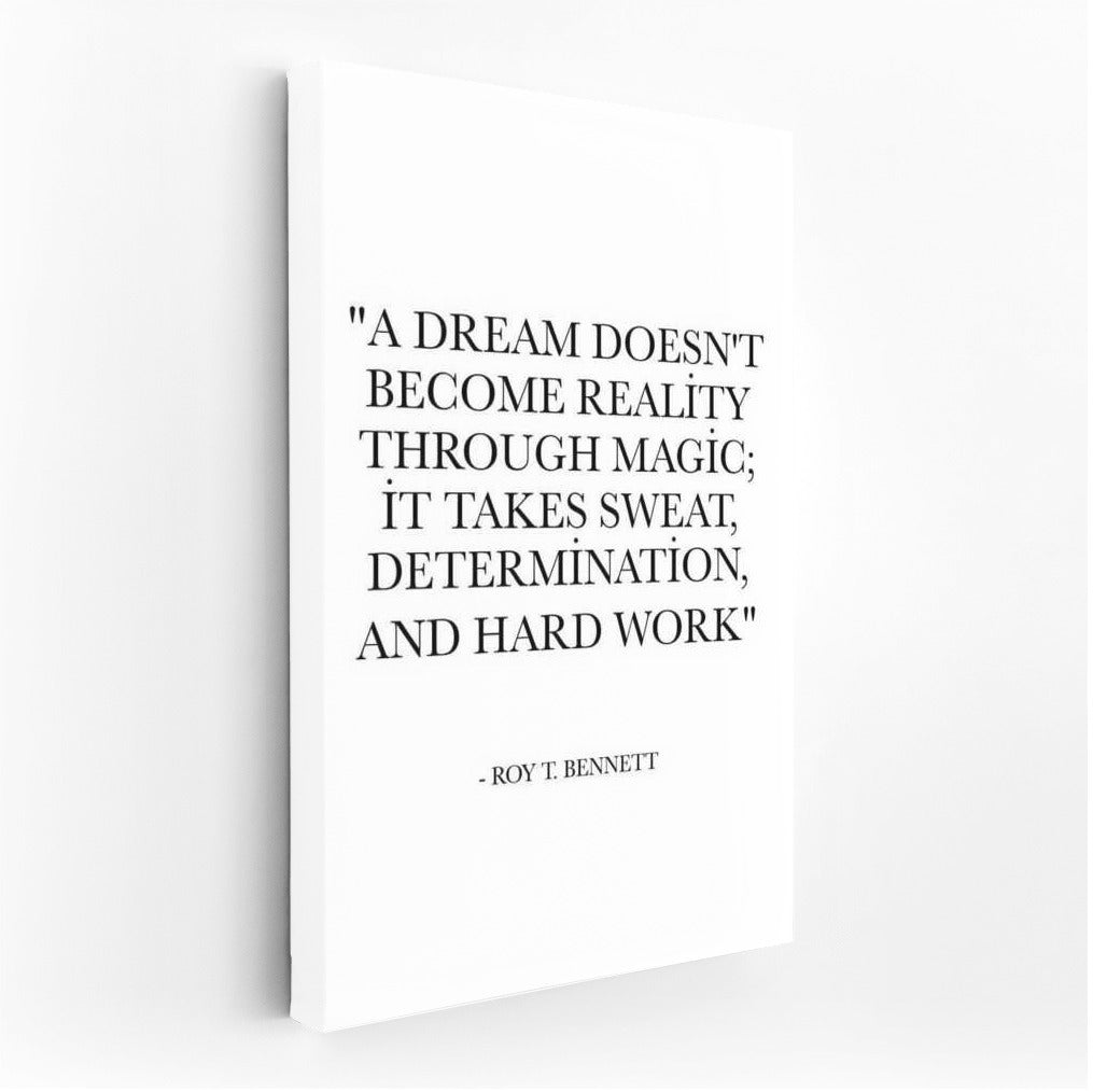 Motivational Quote: Living Your Dreams - Roy T. Bennett