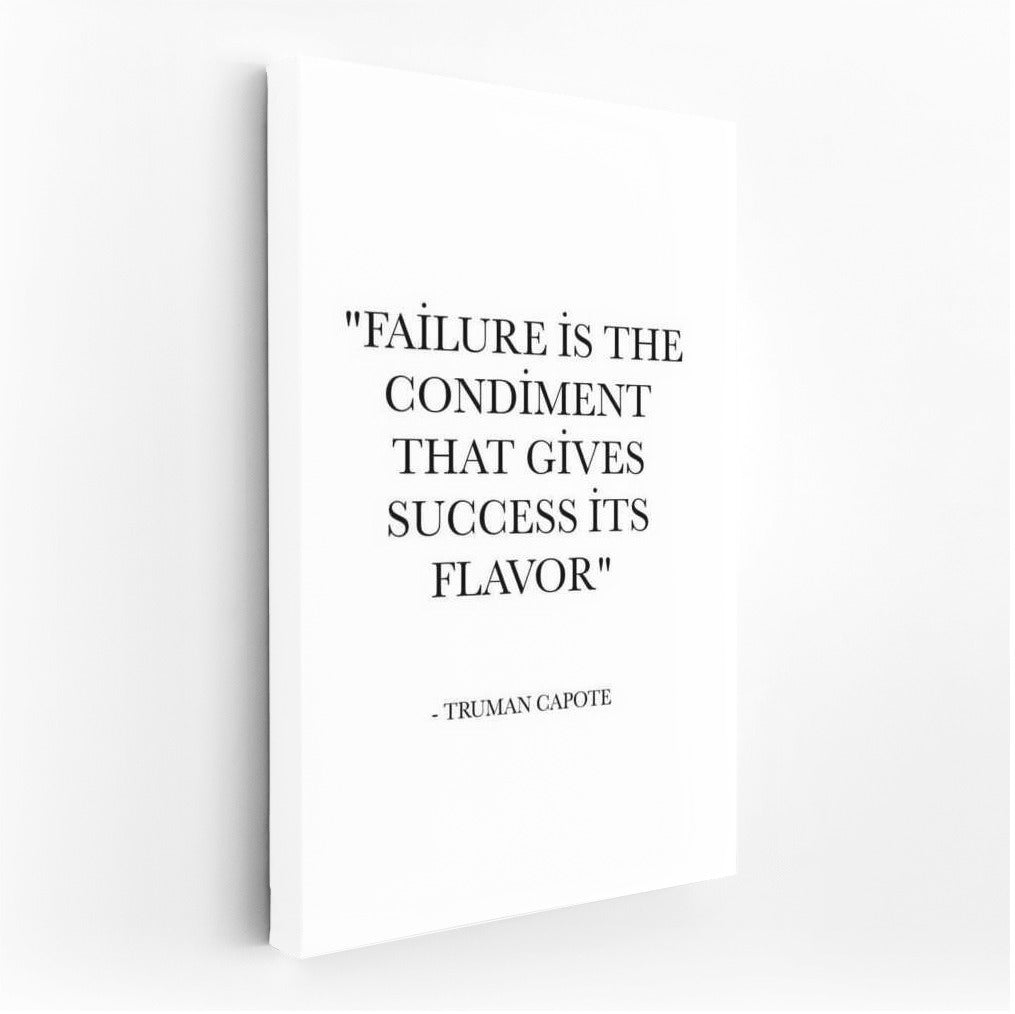 Taste of Success: Motivational Poster with Truman Capote Quote