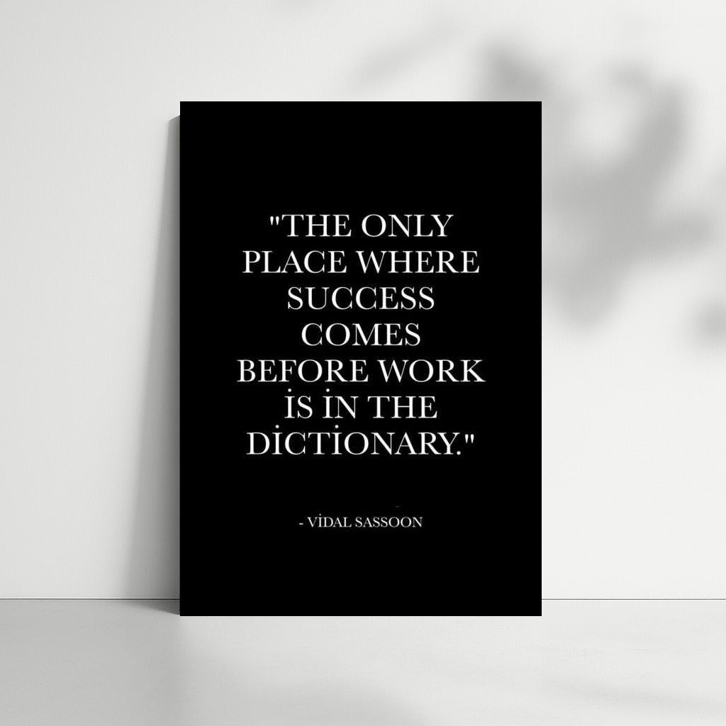 The Secret of Success: Motivation and Inspiration from Vidal Sassoon