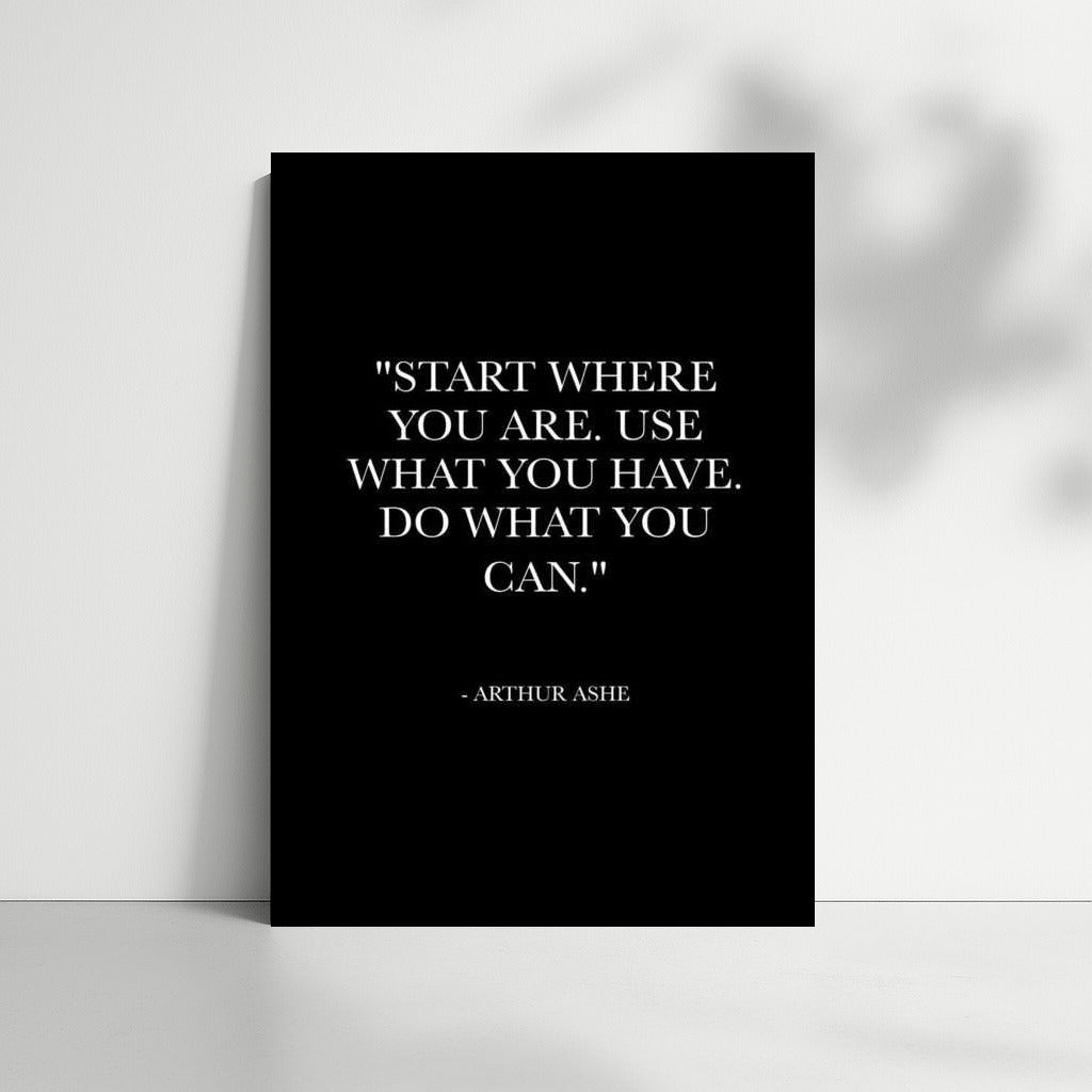 Start Here: Motivation and Inspiration from Arthur Ashe