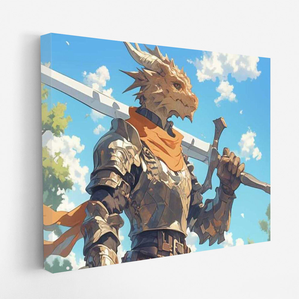 Fantasy Incarnation: Anthropomorphic Dragon Warrior