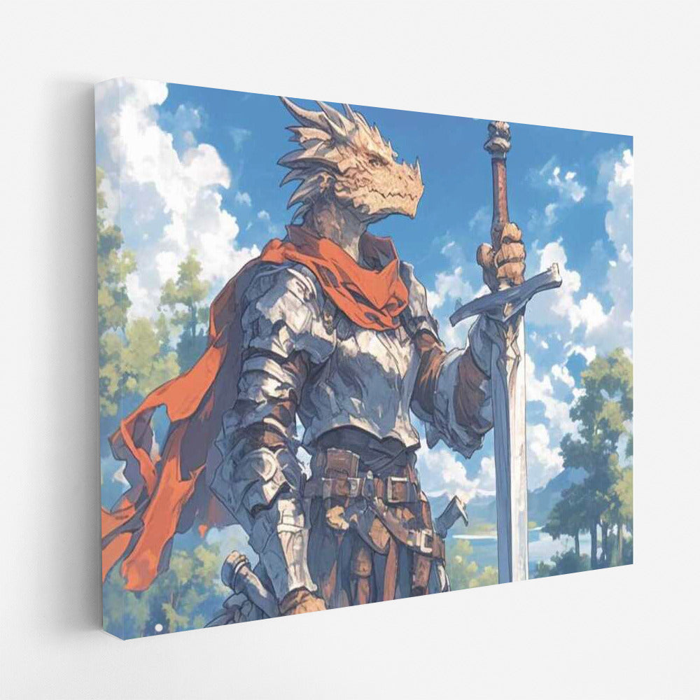 Fantasy Dragon Warrior: Anthropomorphic Marvel