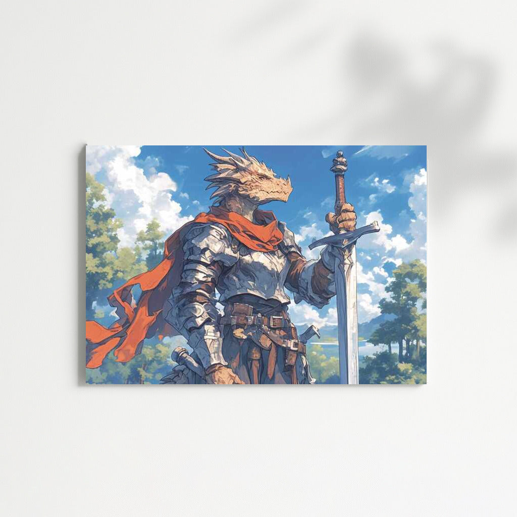 Fantasy Dragon Warrior: Anthropomorphic Marvel