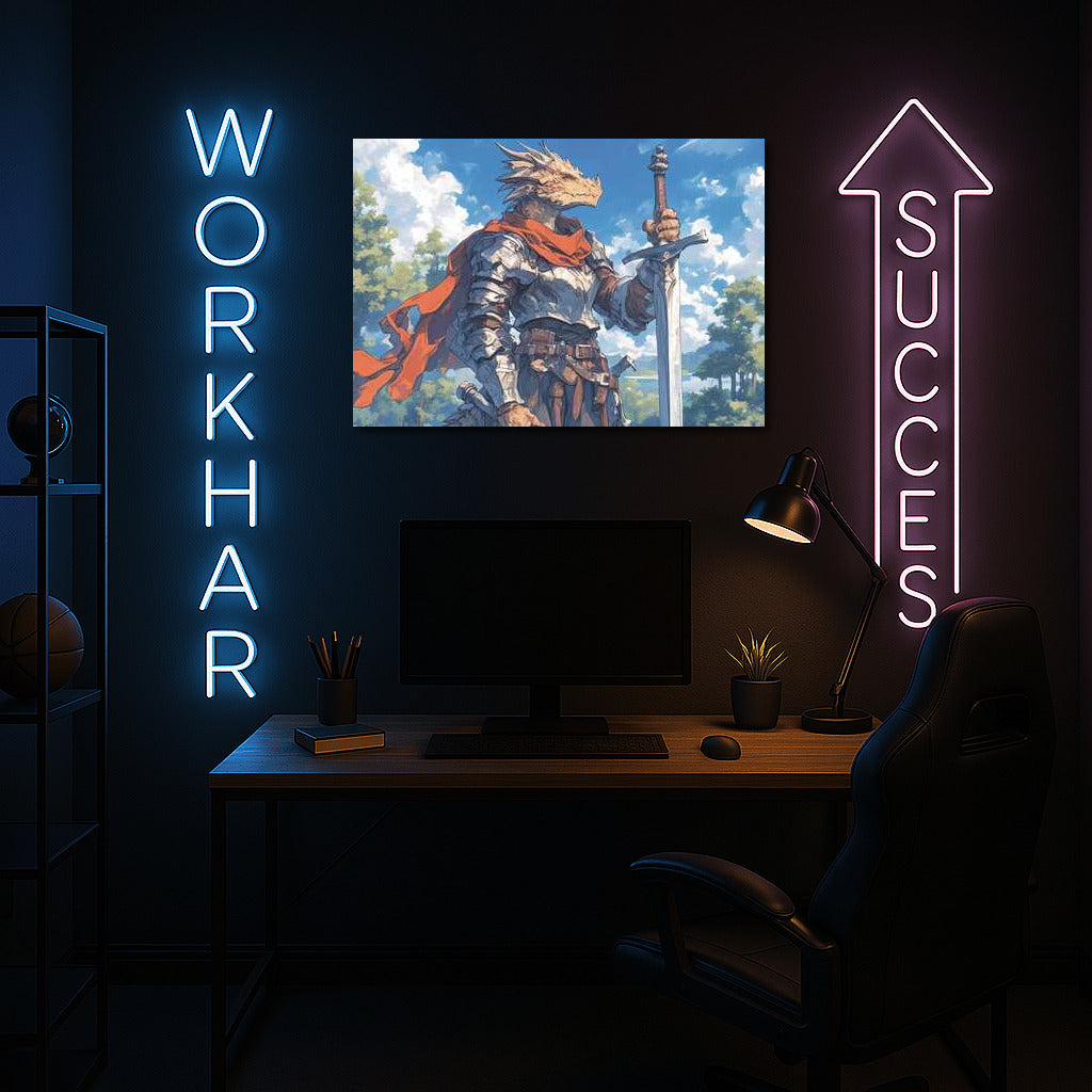 Fantasy Dragon Warrior: Anthropomorphic Marvel