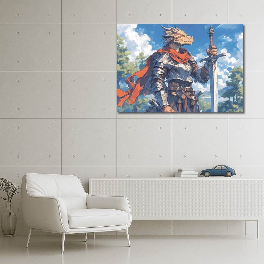 Fantasy Dragon Warrior: Anthropomorphic Marvel